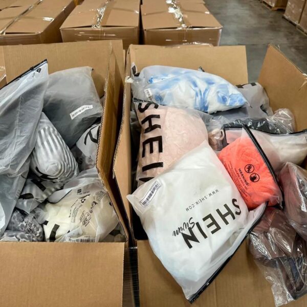 SHEIN clothing pallet unboxing 1000 trendy women's pieces wholesale